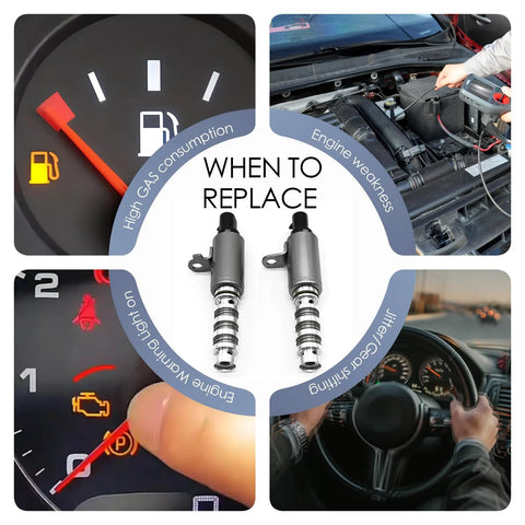 Hyundai VVT Solenoid Replacement Drop In Direct Fit Plug N Play For Azera Genesis Coupe Panel Display and Symptoms