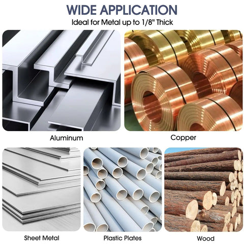 Wide application of materials including aluminum, copper, sheet metal, plastic plates, and wood for versatility in projects with Straight Up High Speed Titanium Coated Step Drill Bit Set Engineered For Smooth Holes Clean Cut Through Aluminum Wood And Stainless Steel Legit Workshop Grind Kit.