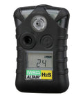 Single Gas Detector For H2S, Low 10ppm High 15ppm, Portable Black Gas Monitor, Durable And UL-Listed, Front View