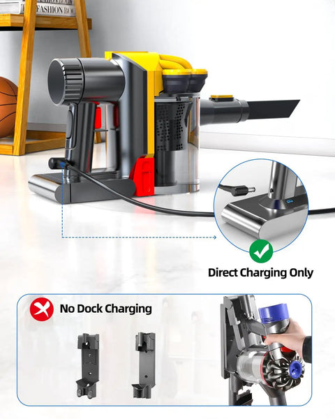 26.1V Charger For V8 V7 V6 Cordless Vacuum Cleaners, Fast Safe Charge, Direct Charging Not For Docking Stations