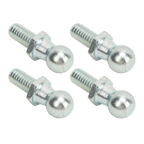 Four 13mm ball studs from Rugged 13mm Ball Studs Gas Lift Strut Hardware Kit With 5 By 16 Inch 18 Thread Includes 4 Washers And Nylock Nuts