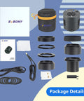 605CC Cooled Astrophotography Camera With Double Layer Semiconductor Cooling, 9MP IMX533 USB 3.0 Color Telescope Sensor package details