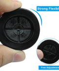 Close-up of 15Pcs Black Rubber Grommets For Wiring 1 Inch Inner Diameter, showing flexibility and design details.
