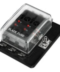 No Sweat Six Way Rv Fuse Block And Blade Box With Bright Led Indicators For 12 Volt Dc Cars Boats And Trikes guarding currents.