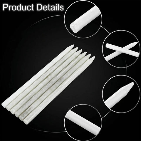144 Pcs Round Soapstone Pen Refills For Welding And Metal Fabrication, Textile Marking And Construction, close-up details