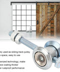 M10 Stainless Steel Track Roller Wheel 38mm for Heavy Duty Sliding Doors and Gates Rust Resistant Roller with Thick Galvanized Coating Built for Pros and DIYers Space Saving Design