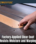Zero Clearance Table Saw Inserts 3 Pack Pro Grade for Cleaner Cuts and Kickback Prevention with MDF Throat Plate being installed