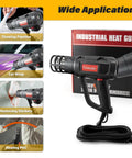 Vinyl Wrap Tool Kit for Cars With Heat Gun, 16Ft Cord, Squeegee, Vinyl Tucking Tool, Sponge Roller, Magnet Holders