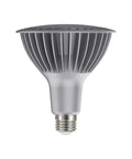 33W PAR38 LED Bulbs 3000K Warm White, E26 Medium Base, side view highlighting heat sink design and base