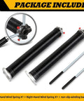 Beefy Pair Of Garage Door Torsion Springs 0.218 X 2 X 28 Inches For A Solid Spring System Upgrade Heat Treated Steel Coils With Aluminum Cones