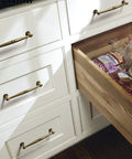 Vintage Antique Bronze Cabinet Handles And Drawer Pulls For Kitchen Cupboards on white drawers with open wooden drawer