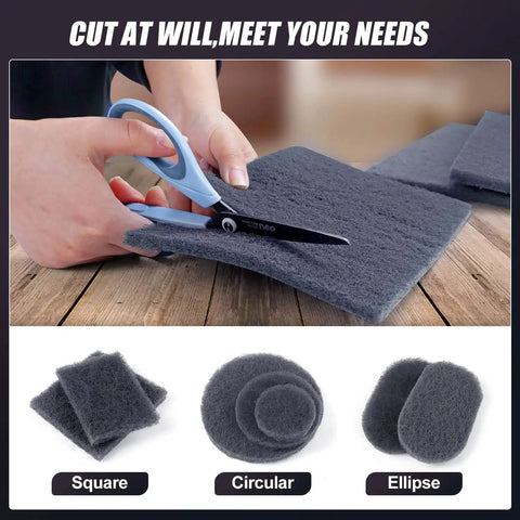 15 Piece Scuff Pad Kit For Auto Body Work General Fine And Ultra Fine Manual Scrubbin Pads cut into shapes for repair