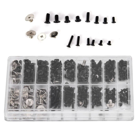 Go-To Computer Screws Kit 360Pcs Alloy Steel Micro Cross Fasteners Set For Laptops And Desktops M2 M2.5 M3 in a storage box