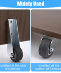 Heavy Duty Vertical Gate Support Track Rollers And Wheels For Smooth Sliding Patio Doors Anti Sag Fence Hardware Two Piece Setup gliding on furniture.