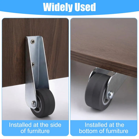 Heavy Duty Vertical Gate Support Track Rollers And Wheels For Smooth Sliding Patio Doors Anti Sag Fence Hardware Two Piece Setup gliding on furniture.