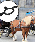 Rubber Spur Straps Tie Down Set, 4 Pcs in use with horse carriage, keeping spurs secure during ride, easy to install