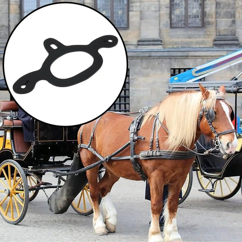 Rubber Spur Straps Tie Down Set, 4 Pcs in use with horse carriage, keeping spurs secure during ride, easy to install