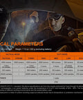 Technical parameters of Beast Mode 5000 Lumen Flashlight with tactical and duty modes displayed on screen.