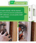 1 Piece E 2124 Aluminum Sliding Door Keeper With Dual Screw Pack For Hook Style Latch installation process