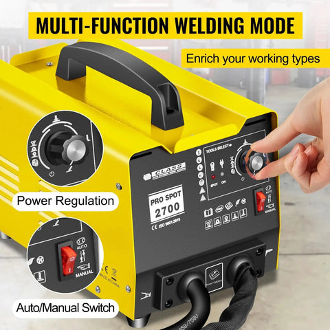 DIY Friendly Professional Dent Repair Kit With 1.8KW Spot Welder And Stud Welder showcasing controls