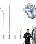 Needle Nozzle Kit For High Pressure Cleaning With Stainless Flush Wand Extension Tips And Quick Connect 1 To 2 GPM Quarter Inch Grime Busting For Tight Spots Great For Washing Machines AC Coils Water Heaters Auto Detailing Appliance Cleaning