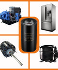 189-227 uF 330V AC Round Start Capacitor Go-To Universal Replacement For Electric Motor Applications in various devices