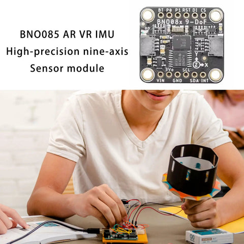 Dope 9 Axis Motion Tracking Module With BNO085 For I2C And UART Interfaces Low Power Mode Ideal For Headsets Gaming Peripherals And IoT Devices Delivers Centimeter Level Motion Sensing For Immersive Experiences, BNO085 9-DoF IMU board with pins