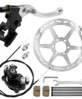 Mini Bike Hydraulic Brake Kit 180mm Disc Rotor Caliper Set Replacement For Coleman CT100U CC100X Baja DB30 Motovox MMB80 97cc