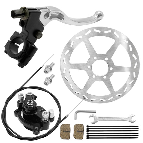 Mini Bike Hydraulic Brake Kit 180mm Disc Rotor Caliper Set Replacement For Coleman CT100U CC100X Baja DB30 Motovox MMB80 97cc