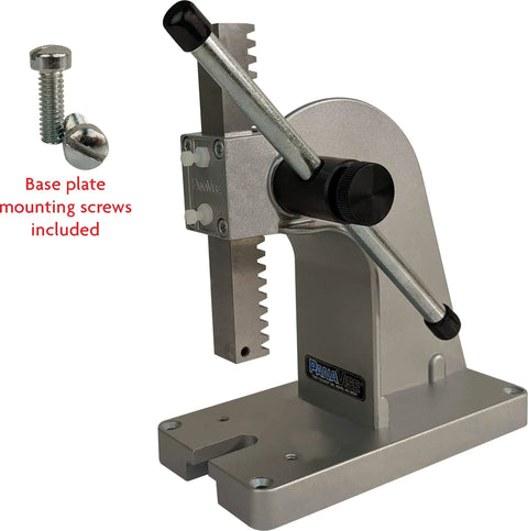 Heavy Duty Precision PanaPress 502 Benchtop Press With Reversible Ram, 500 Lb Capacity, includes base plate mounting screws