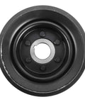 Front view of Engine Harmonic Balancer Crankshaft Pulley for Nissan Frontier and Xterra 1998-2004 2.4L L4 Gas Models, OEM-grade replacement