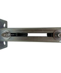 Adjustable Slide Gate Guide Rollers With Upper Bolted Bracket Mount 6 Inch Black UHMW Nylon Ball Bearing for smooth operation