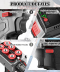 Boss Level Cordless Wall Threading Rig For Smooth Cable Pulling With Long Reach Guide Wire And Relentless Battery Pack Built For Telecom And Power Line Crews, showing controls and features.