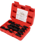Heavy Duty Motorcycle Internal Bearing Puller Tool Kit 10 Pcs Fits All Bikes Badass For Safe Engine Repair Practical Design Makes Tough Jobs Easy Saving Cash Time While Guaranteeing Smooth Operation For Mechanics Seeking Quality Gear, 10-piece kit in red case