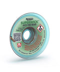 Desoldering Braid 425 Fine Number 3 With RMA Flux, Pro Grade Super Wick, 5 Feet Long, 0.075 Inch Wide, Green, Oxide-Free Copper