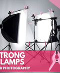 12 Pack Pink 3 5 Inch Nylon Spring Clamps Tough As Nails Heavy Duty Plastic Clips With Secure Hold Built For Backdrop Stands Craft Sessions And Pro Studio Needs used in photography setup.