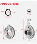 Power Clutch Ramp Kit For Harley Sportster XL 883 1200 Models With Mechanical Clutch Easy Pull And Reduced Effort showing part sizes
