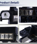 Premium Safety Fusible Block For Toyota Forklift 7FD 8FD10-35 Series Replaces 57630-26600-71 And 57630-U3610-71 detailed view of connectors and fuses.