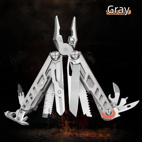 All In One EDC Multitool With Pliers And Fire Starter 20 Function Kit With Replaceable 5Cr15MoV Blade Wire Cutters
