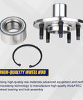 Rear Wheel Bearing And Hub Assembly Model 521000 Beefy Heavy Duty Compatible With Ford Explorer 2002 To 2010, 5 Lug Bolts