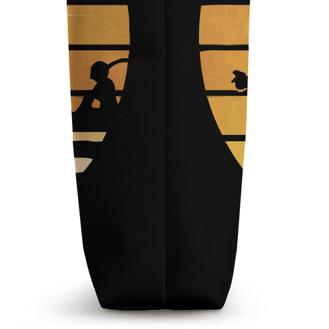 Side view of Dragon Boat Paddler Tote Bag For Dragon Boat Racing And Dragonboating Enthusiasts A Practical Gear Carrier