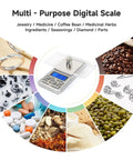 Compact Digital Pocket Scale With 500G Capacity And 0.01G Precision In A Stainless Steel Panel Easy To Read LCD Display Grab And Go Kitchen And Jewelry Weighing Tool For Food Spices Coffee Baking Handmade Projects