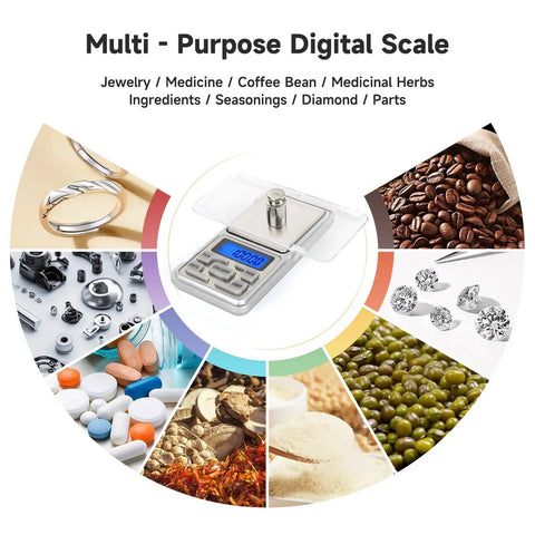 Compact Digital Pocket Scale With 500G Capacity And 0.01G Precision In A Stainless Steel Panel Easy To Read LCD Display Grab And Go Kitchen And Jewelry Weighing Tool For Food Spices Coffee Baking Handmade Projects