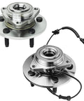 4WD Front CV Axles And Wheel Bearing Hubs Kit For Dodge Ram 1500 2006 2007 2008 With 5 Lug Left Side Speed Sensor Includes 2 Front CV Axles And 2 Wheel Hubs Remanufactured
