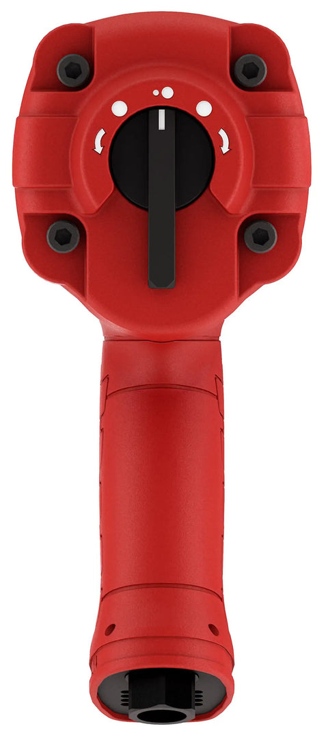 CP7741 Half Inch Air Impact Wrench With Twin Hammer Power For Auto Repair And Shop Pistol Grip Design rear view