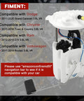 Electric Fuel Pump Module Assembly Direct Fit Drop In Replacement For Dodge Grand Caravan 2011 To 2020 3.6L V6 And Chrysler Town And Country