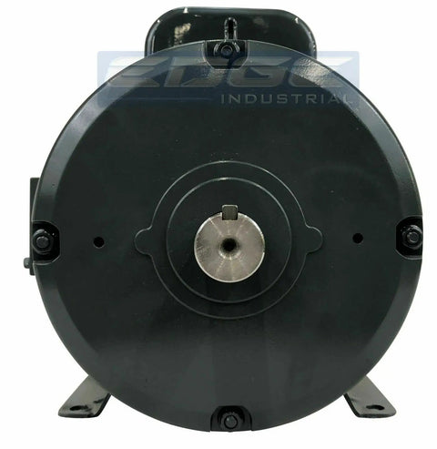 Front view of a Heavy Duty Compressor Electric Motor 5HP Single Phase 230V 184T Frame designed for reliable air pump performance.
