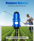 Adjustable Water Powered Fertilizer Injector For Drip Irrigation 0.4 Percent To 4 Percent Flow Rate High Efficiency Dosing Pump in farm