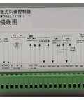 Front panel of Tension And Edge Guide Controller With Manual Tension Adjustment For Web Guiding Systems Built For Heavy Duty Pro Grade Industrial Use And Easy Plug And Play Setup In Automated Lines showing connection diagram and green terminal blocks.
