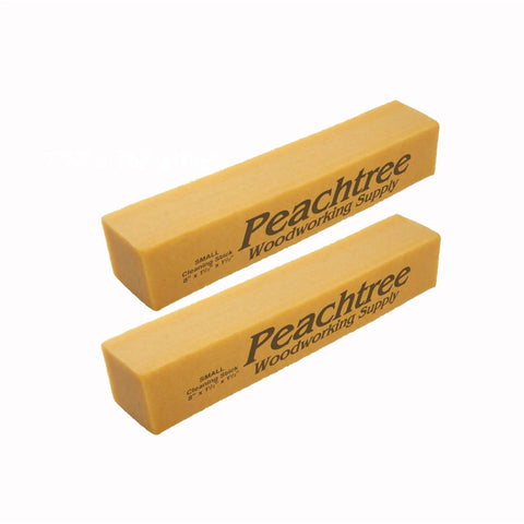Sandpaper Cleaner Block, Natural Rubber Cleaning Stick For Woodworking, Clears Dust And Debris, 1.5x1.5x8 Inches, 2 Pack